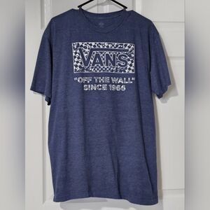 Vans off the wall “Since 1966” blue short sleeve tee shirt‎